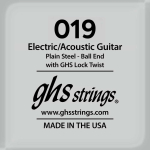 GHS Strings GB 019" Plain Steel .019 Losse Snaar