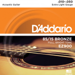 D'Addario EZ900 Akoestische / Western Snaren Extra Light (10-50)