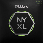 D'Addario NYXL45105 Bassnaren Long Scale (45-105) Light Top/Medium Bottom
