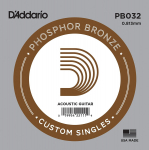D'Addario PB032 Phosphor Bronze .032 Losse Snaar