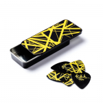 Dunlop EVHPT04 Eddie van Halen Plectrumpack Black/Yellow Stripes
