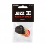 Dunlop PVP103 Jazz III Variety Plectrum 6-Pack