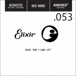 Elixir 15153 Nanoweb Bronze Acoustic .053 Losse Snaar