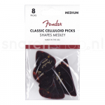 Fender Celluloid Plectrum Variety Pack Medium / 1.0mm 8-Pack 0980200300
