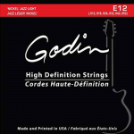 Godin E-12 Nickel Jazz Light Elektrische Gitaarsnaren (12-52)