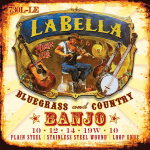 La Bella 730L-LE Nickel Plated Wound Snarenset voor 5-Snarige Banjo (10-19)