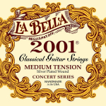 La Bella 2001M Snaren voor Klassieke Gitaar - Medium Spanning