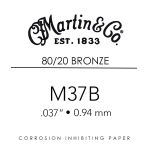 Martin M37B Losse Snaar .037 - 80/20 Brons voor Akoestische Gitaar OP=OP
