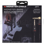 Monster Cable Bass Basgitaarkabel 6.4 Meter Recht/Haakse Pluggen