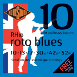 Rotosound RH10 Roto Blues Snarenset voor Elektrische Gitaar (10-52)