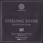 Knobloch 300SQZ Sterling Silver QZ Nylon Treble Set - Normale Spanning (3 Snaren)