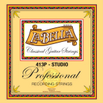La Bella 413P Professional "Recording Strings" Gepolijste Klassieke Gitaarsnaren
