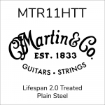 Martin MTR11HTT Lifespan 2.0 Treated Plain Steel .011 Losse Snaar