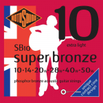 Rotosound SB10 Super Bronze Contact Core Akoestische Snaren (10-50)