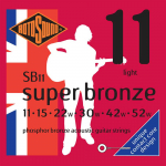 Rotosound SB11 Super Bronze Contact Core Akoestische Snaren (11-52)