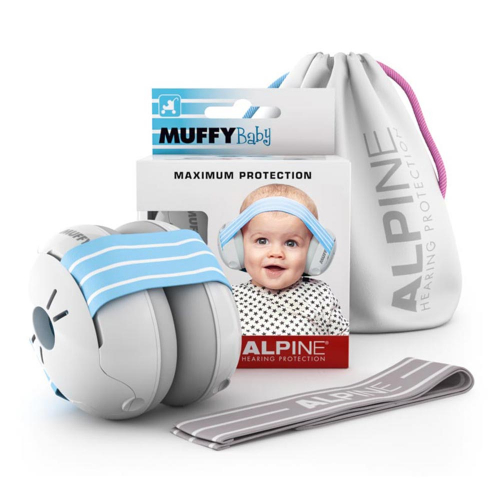 Alpine Muffy Baby Gehoorbescherming voor Baby's en Peuters - Blauw