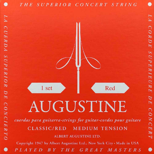 Augustine Classic Red Klassieke Gitaarsnaren - Normaal/Medium Spanning