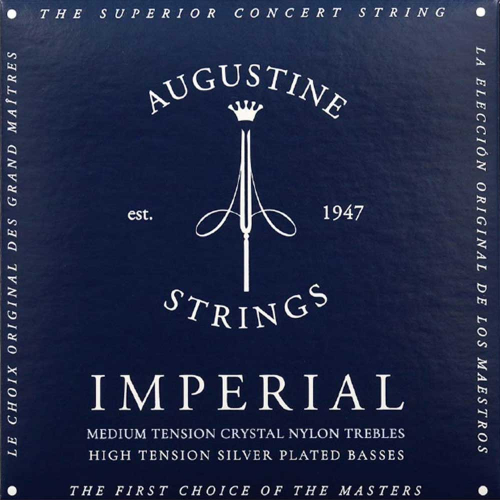 Augustine Imperial Blue Snaren voor Klassieke Gitaar - Medium/Hoge Spanning