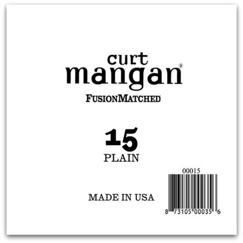 Curt Mangan 00015 Plain Steel Ball End Losse Snaar .015
