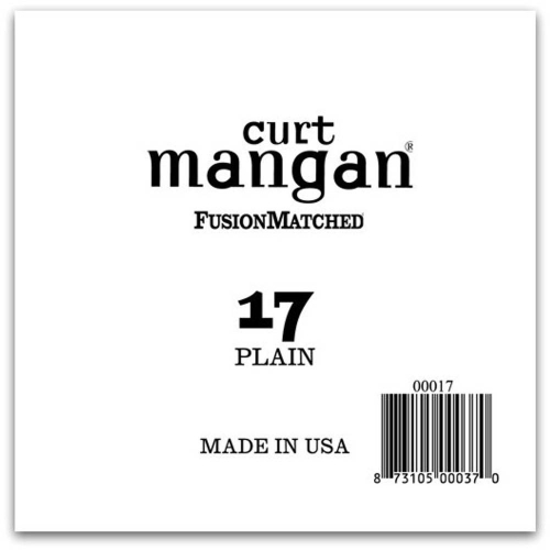 Curt Mangan 00017 Plain Steel Ball End Losse Snaar .017