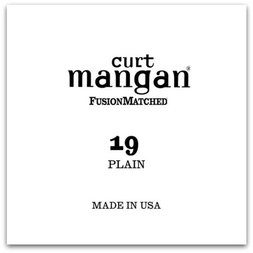 Curt Mangan 00019 Plain Steel Ball End Losse Snaar .019