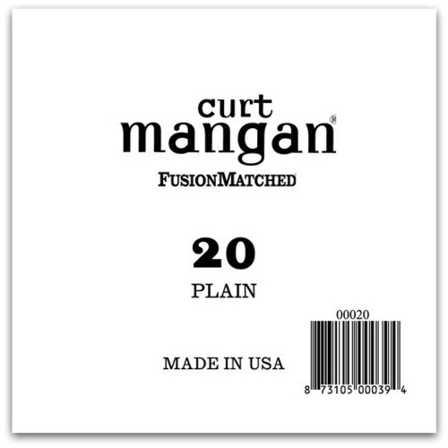 Curt Mangan 00020 Plain Steel Ball End Losse Snaar .020