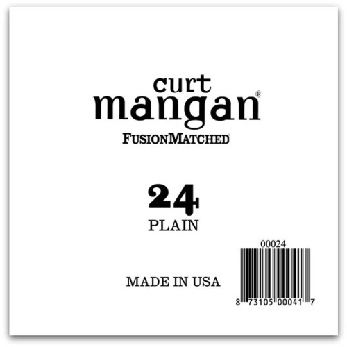 Curt Mangan 00024 Plain Steel Ball End Losse Snaar .024