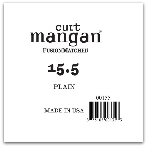 Curt Mangan 00155 Plain Steel Ball End Losse Snaar .0155