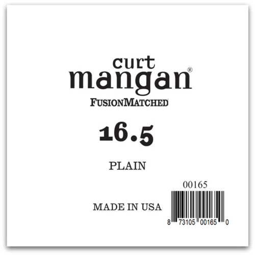 Curt Mangan 00165 Plain Steel Ball End Losse Snaar .0165