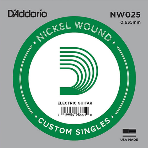 D'Addario NW025 Nickel Wound .025 Losse Snaar Elektrisch/Western