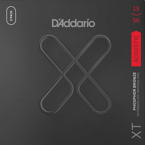 D'Addario XTAPB1356-3P Akoestische Gitaarsnaren (13-56) 3-Pack