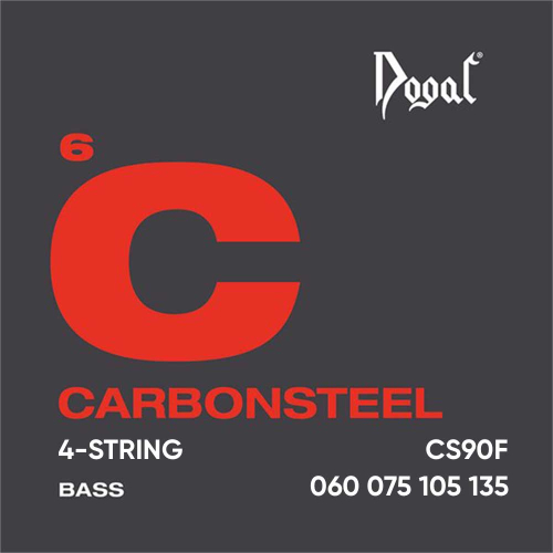 Dogal CS90F Carbon Steel Roundwound Bassnaren (60-135)