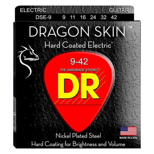 DR Strings DSE9 Dragon Skin Elektrische Snaren (9-42) Coated
