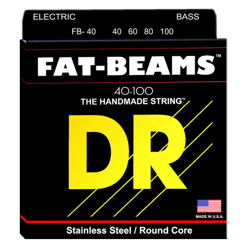 DR Strings FB-40 Fat Beams Bassnaren (40-100) Light