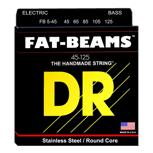 DR Strings FB5-45 Fat Beams Bassnaren 5-Snarig (45-125)