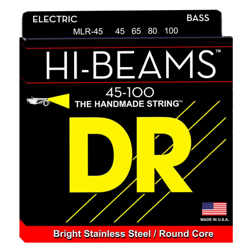 DR Strings MLR-45 Hi-Beam Bassnaren (45-100) Medium Light