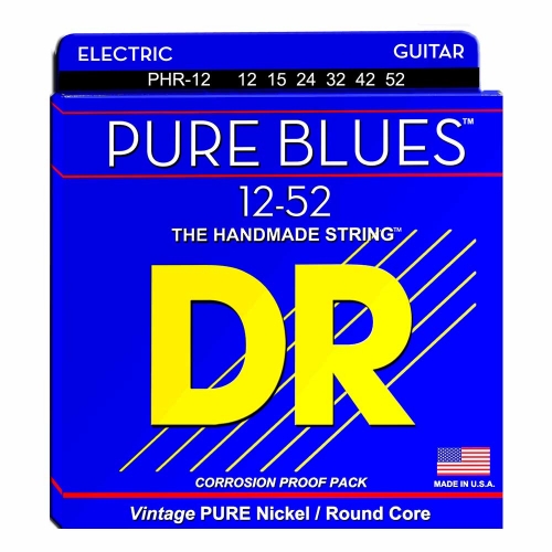 DR Strings PHR12 Pure Blues Elektrische Gitaarsnaren (12-52)