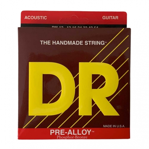 DR Strings PM12 Pre-Alloy Akoestische Snaren (12-54) Phosphor Bronze - Aanbieding
