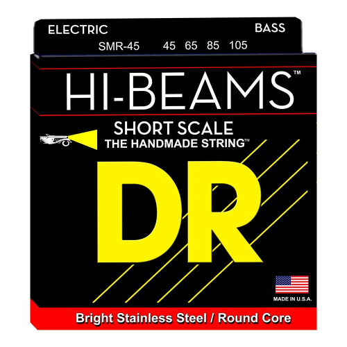DR Strings SMR-45 Hi-Beam Short Scale Bassnaren (45-105)