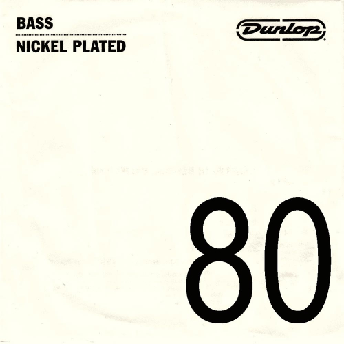 Dunlop DBN80 Nickel-Plated Steel .080 Losse Bassnaar
