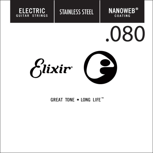 Elixir 13381 Nanoweb Stainless Steel .080 Losse Bassnaar