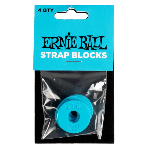 Ernie Ball 5619 Strap Blocks Blauw 4-Pack
