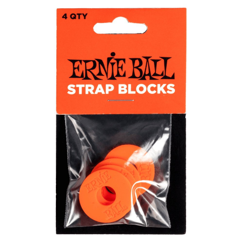 Ernie Ball 5620 Strap Blocks Rood 4-Pack