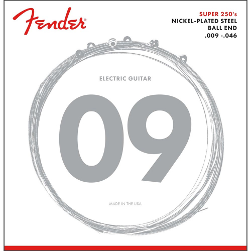 Fender 250LR Snaren voor Elektrische Gitaar (9-46)