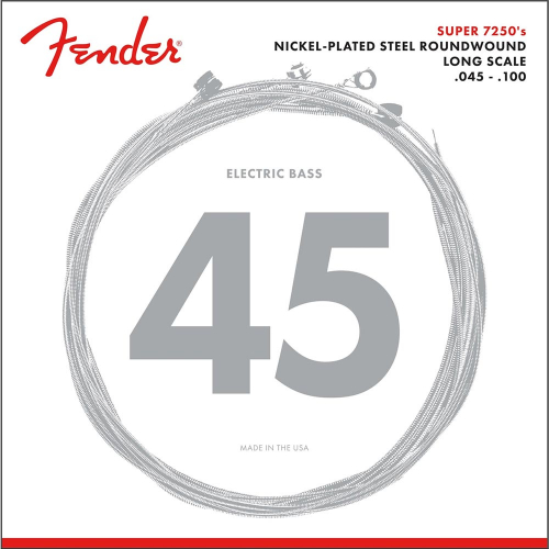 Fender 7250ML Bassnaren Nickel-Plated Steel (45-100) Medium/Light