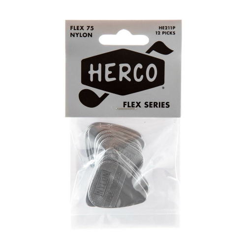 Herco HE211P Herco Flex 75 Nylon 0.75mm Plectrum 12-Pack