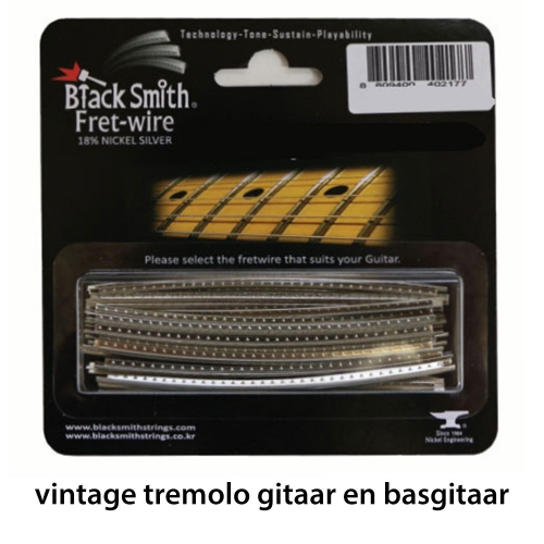 BlackSmith DHP-2102 Fretdraad Narrow/High Vintage Tremolo Gitaar en Basgitaar (Set 24 stuks)