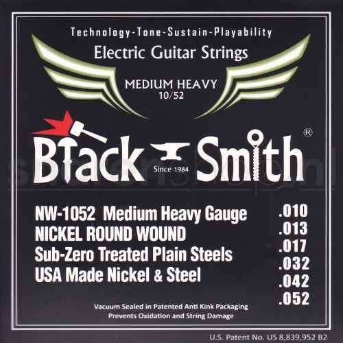 Blacksmith NW1052 gitaarsnaren, nickelwound, elektrisch