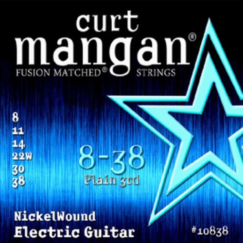 Curt Mangan 10838 Nickelwound Snaren voor Elektrische Gitaar (8-38)