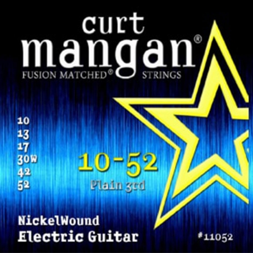 Curt Mangan 11052 Nickelwound Snaren voor Elektrische Gitaar (10-52)